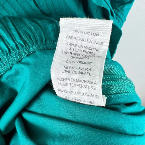 NEW ULLA JOHNSON Camilla Tiered Mini Dress in Verdigris